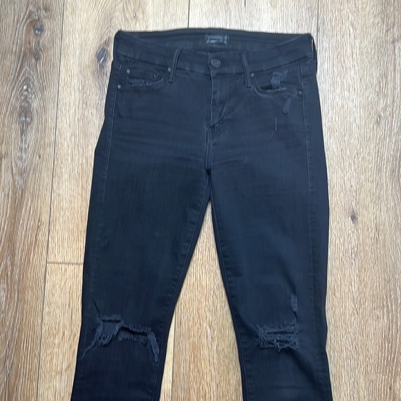 Mother The Looker Distressed Ankle Fray in Guilty as Sin Size 24 - Picture 5 of 11